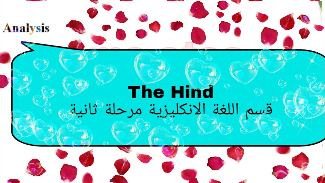 شرح قصيدة the #hind للشاعر sir Thomasاللغة مع ملخص كامل للقصيدة مرحلة #ثانية تربية #واداب  #انكليزي