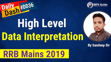 IBPS PO Prelims DI | High Level DI Questions | Data Interpretation Solve with Sandeep Ji