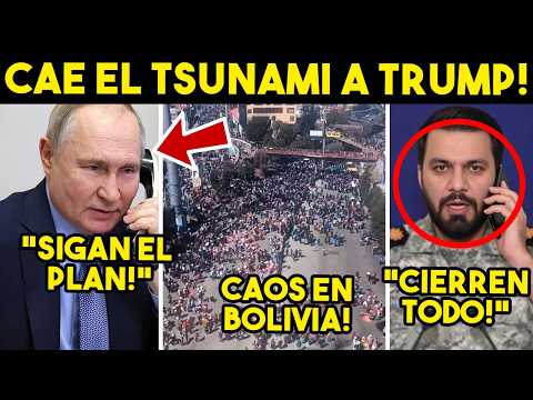 LE CAE TSUNAMI! TRUMP EN SH0CK! IRAN SACA REFUERZOS. FRACASA PLAN EU, BOLIVIA ARDE, HOY