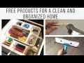 Free products for a clean and organized home | no money organization