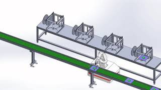 Solidworks Animation - 3D Printer Assist with Autonomous Ground Vehicle