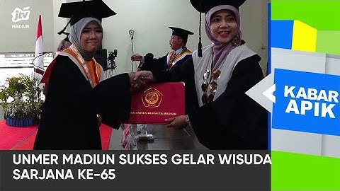 KOTA MADIUN - UNMER Madiun Sukses Gelar Wisuda Sarjana Ke-65