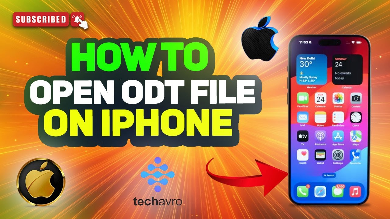 How to open ODT file on iPhone 2025 - YouTube