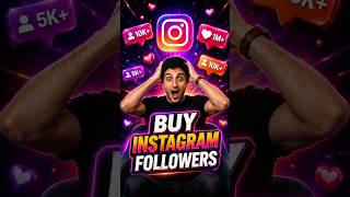 The safest way to buy real Instagram followers #instagram #socialmedia #tips