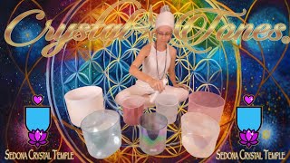 3 Hour Journey to Inner Stillness with Crystal Tones Singing Bowls: Temple of Creation