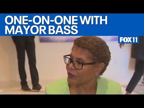 LA wildfires: Bass says rebuilding efforts are going 'very fast'