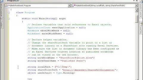 Visual How To Video: Publishing Excel 2007 Workbooks to SharePoint Server 2007