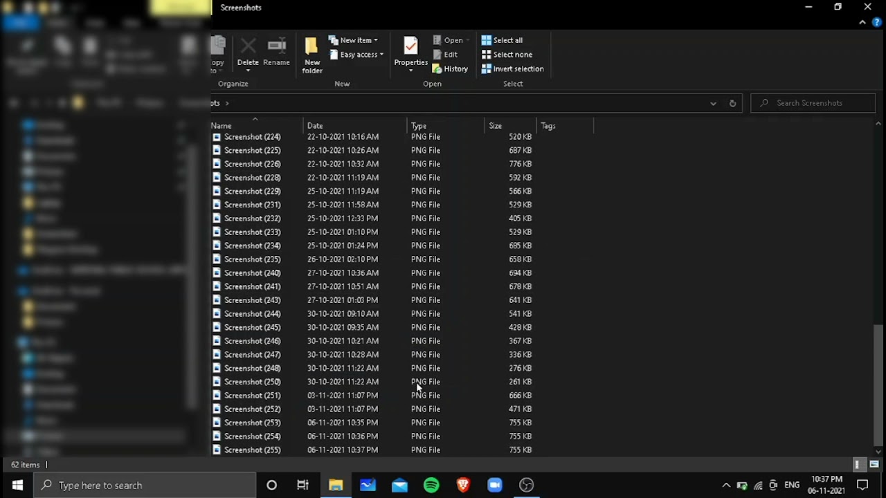 Laptop shortcut 10 - How to take a screenshot ? ( Method - 1 ) - YouTube
