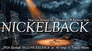 [PGA Spotlight Vol.2] NICKELBACK 🎸 40 Songs AI Tribute Album