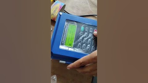 ENVIRO EMPIRICAL CLAMP TYPE ULTRASONIC FLOW METER INSTALLATION VIDIO