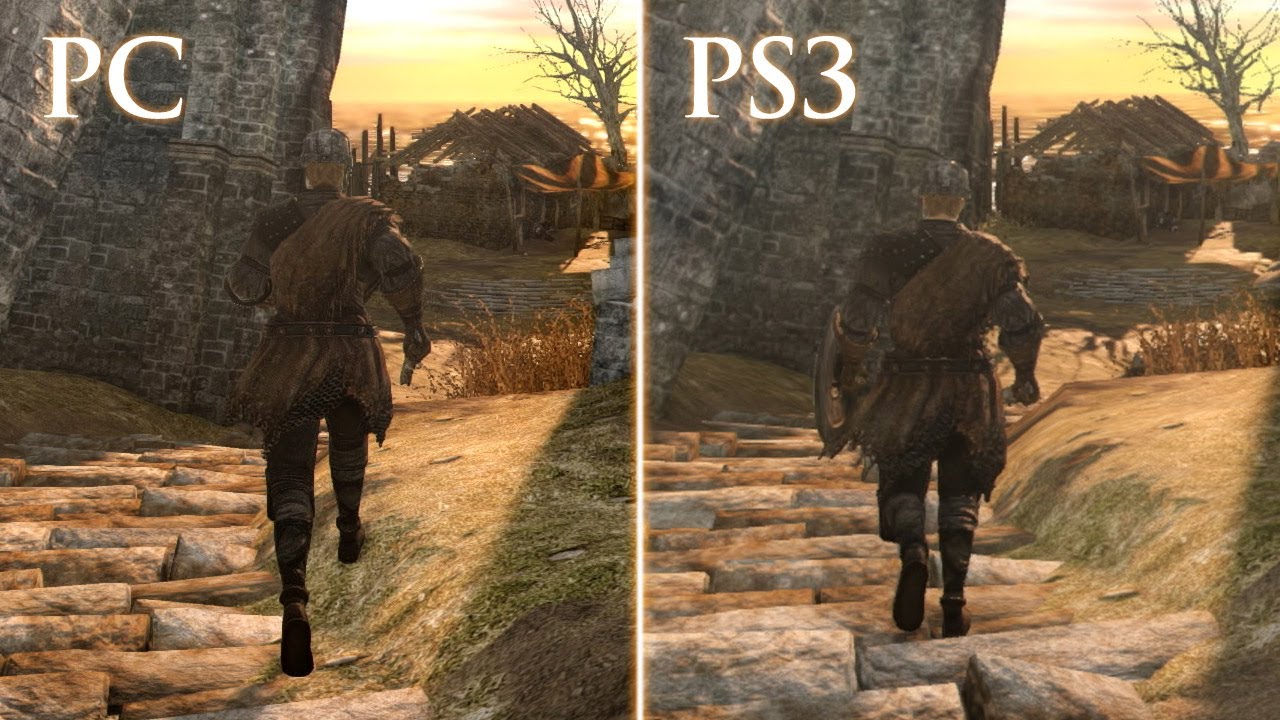 Dark Souls 2 Ps3 Vs Pc Graphics Comparison Youtube