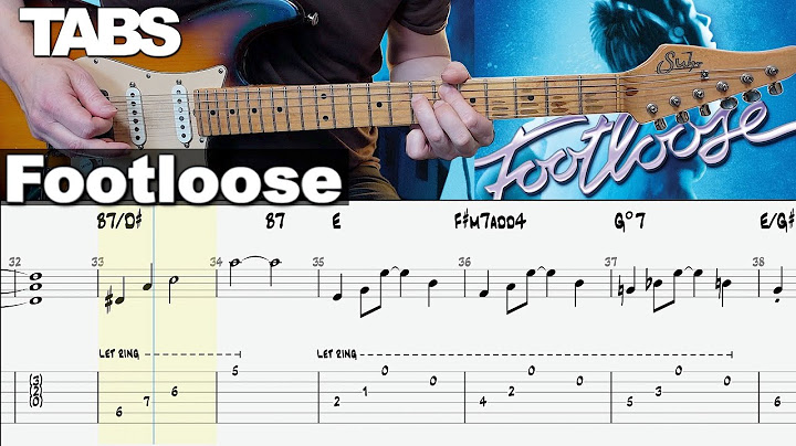 Footloose Guitar version - Guitar performance video thumbnail