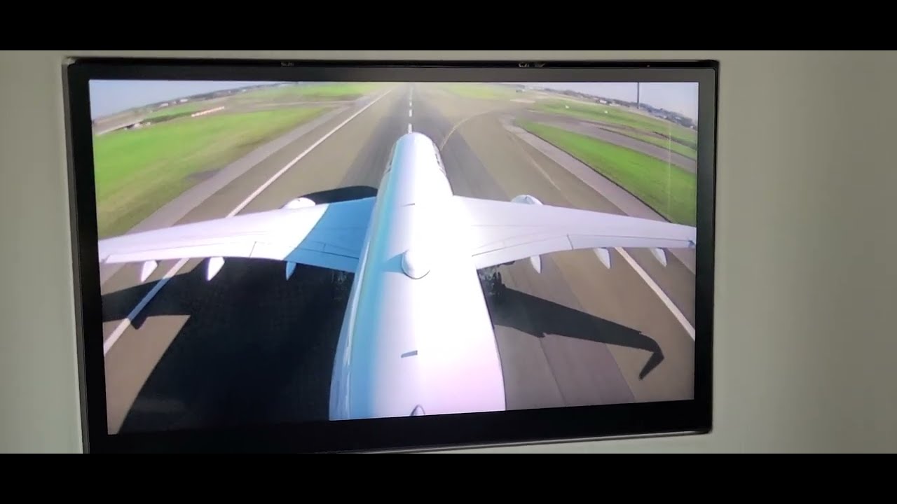 Airbus A350 Air France take off CDG-EWR - YouTube