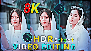 Alight motion HDR 4K CC  Sharpen HDR Quality Video editing/Low Quality to HDR Quality video tutorial