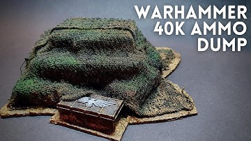 Making a Warhammer 40k Ammo Dump - Scatter terrain