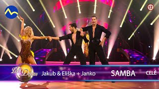 Jakub Jablonský & Eliška Lenčešová + Ján Koleník | 9. kolo samba (celé) | Let's Dance 2024