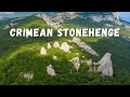 Храм солнца с дрона! Скалы Тышлар Ильяс Кая Крым / Stonehenge in Crimea