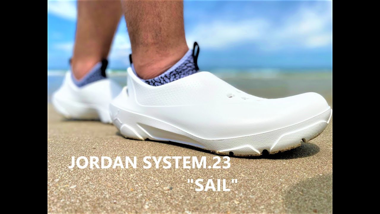 Jordan System.23 Sail Unboxing And On Feet Review !!!! - YouTube