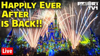 🔴Live: Happily Ever After is Back at Magic Kingdom - Walt Disney World Live Stream - 4-3-23
