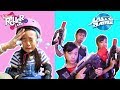 どっちも泣いちゃったけど・・・レーザーバトル＆ローラーランド Laser Battle/Roller Land@Habor Pattaya Thailand