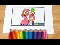 Amy’s Daughter Gets a Perfect Score! Coloring This Joyful Moment