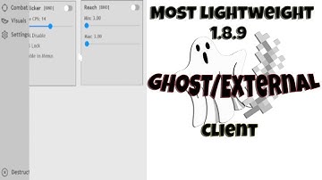 Best Lightweight Ghost Client for 1.8.9 | Axentav2