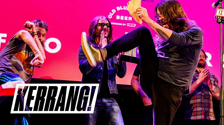 DAVE GROHL Dirk Diggler-inspired acceptance speech: Kerrang! Awards 2018
