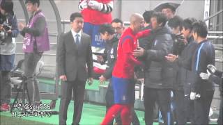 150331 차두리 국가대표 은퇴경기 교체아웃