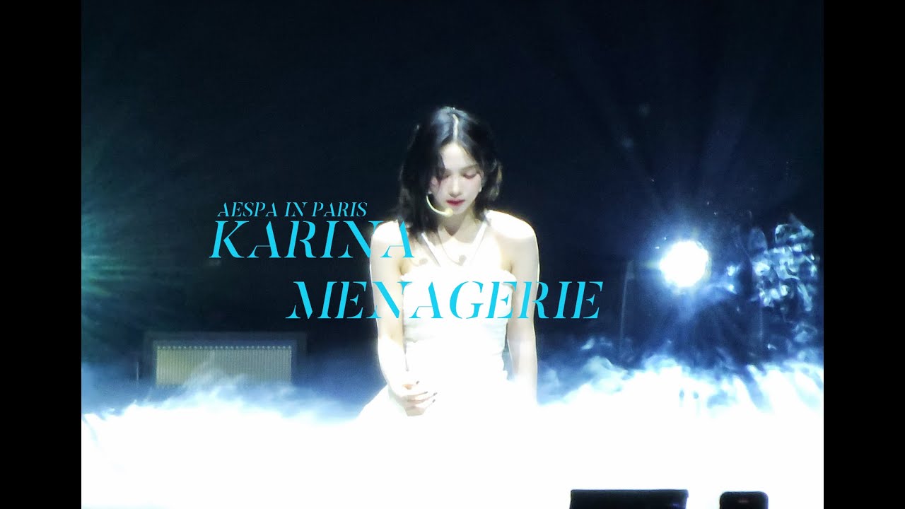 20230930 Aespa Tour Paris -  'Menagerie' KARINA solo Fancam