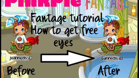 Fantage Tutorial - How to get free eyes on Fantage 2014