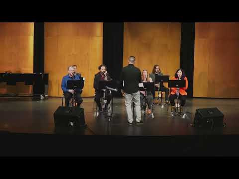 Jonathan Russell- Funky Groove Vortex for 8 bass clarinets- Low Clarinet Fest '23 Artistic Committee