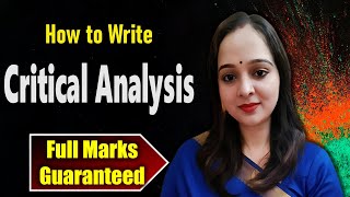 How to write Critical Analysis | Critical Analysis Kaise Likhen