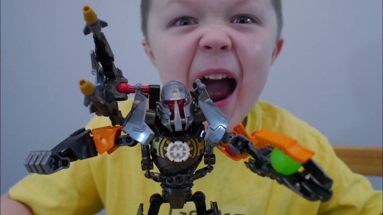 LEGO Hero BULK # 6223 Time Lapse Kitchen Table Build Video LEGOS Cyborg