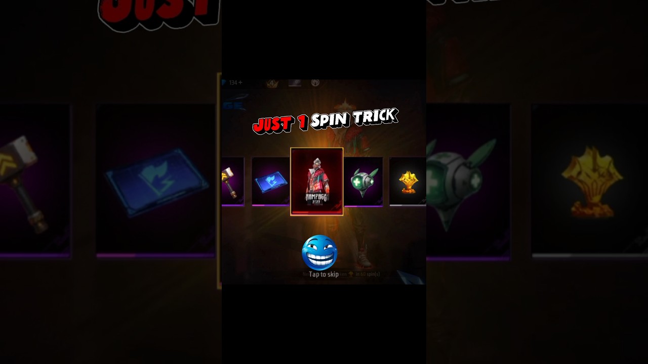 RAMPAGE BUNDLE 1 SPIN TRICK ! FREE FIRE | NEW EVENT | 