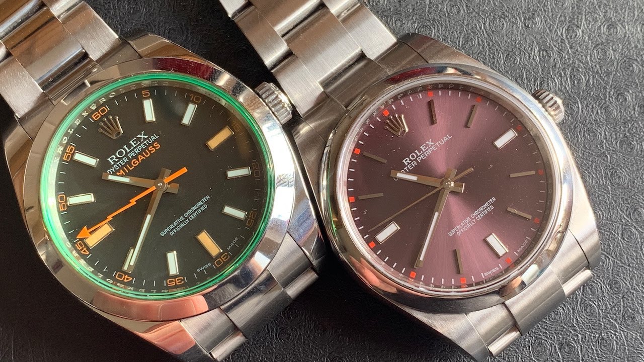 ROLEX OP39 VS MILGAUSS - YouTube