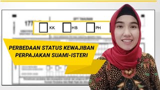 Perbedaan Status Kewajiban Perpajakan Suami-Istri Kk Hb Ph Mt