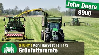 Köhl Harvest Teil 1/3 | John Deere Feldhäcksler 9900 | V12 | Lohnunternehmen | D.O.B. Landtechnik