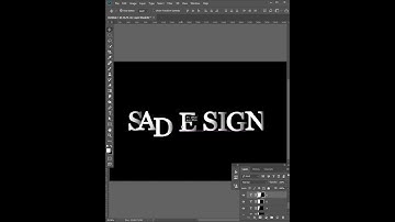 Create a powerful, overlapping text effect in Photoshop #Short #Shorts