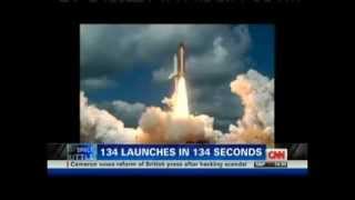 STS-135 Launch (Final Space Shuttle Mission) CNN Live Coverage Part 11