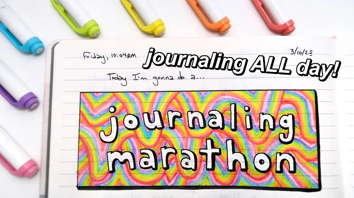 JOURNALING MARATHON | journal with me ALL DAY LONG...