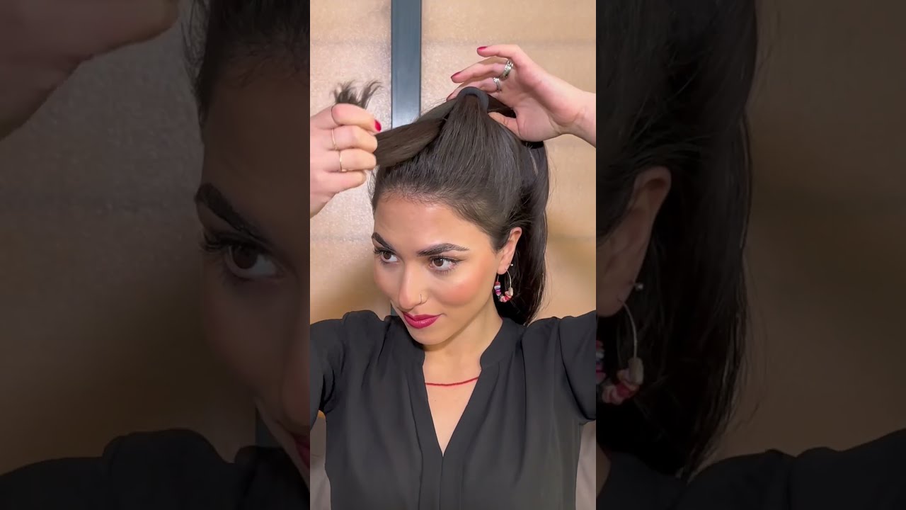 Fake Bangs Tutorial Shorts Hair Hack Hairstyle