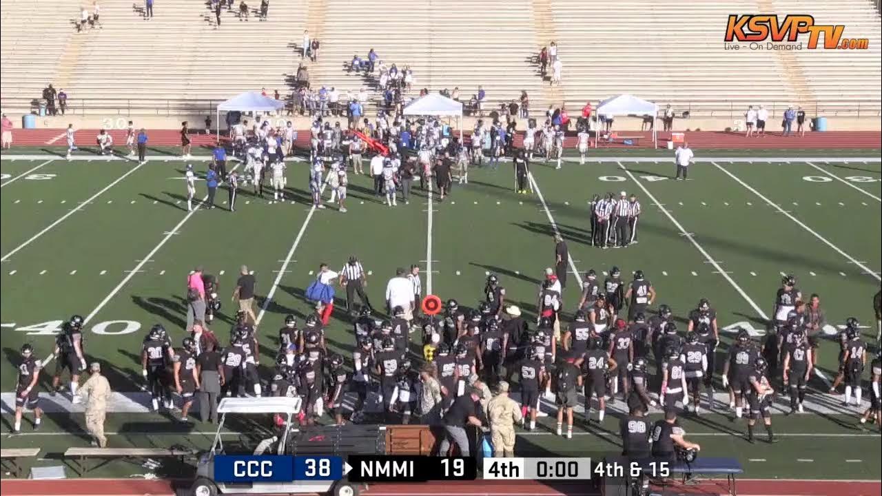 NMMI Bronco Football vs. Cisco College YouTube