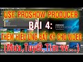 Hướng dẫn sử dụng Proshow Producer |Bài 4|Thêm hiệu ứng bất kỳ cho video (tuyết rơi, hoa bay, vv...)