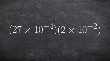 Finding product of two numbers when they are in scientific notation