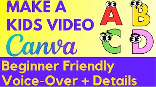 Tutorial Make a Kids Video (ABC) with #canva