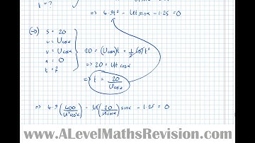 Edexcel A Level Maths, June 2018, Paper 3, Q10 (Projectiles)