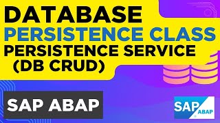 11 - Persistent classes in SAP ABAP | Persistent Object Services in SAP ABAP | ABAP in Hindi
