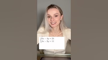 solve the system of equations  #stem #algebra #mathematics #learnwithme