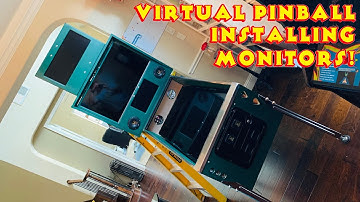 Mounting Virtual Pinball Monitors 4 - Virtual Pinball Build Part 6