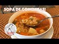 Sopa de conchitas  shells mexican soup